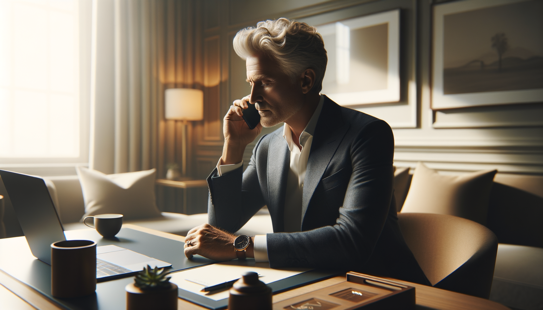 Professional advisor on a consultation call